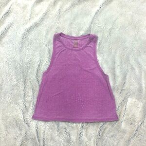 Purple athletic tank